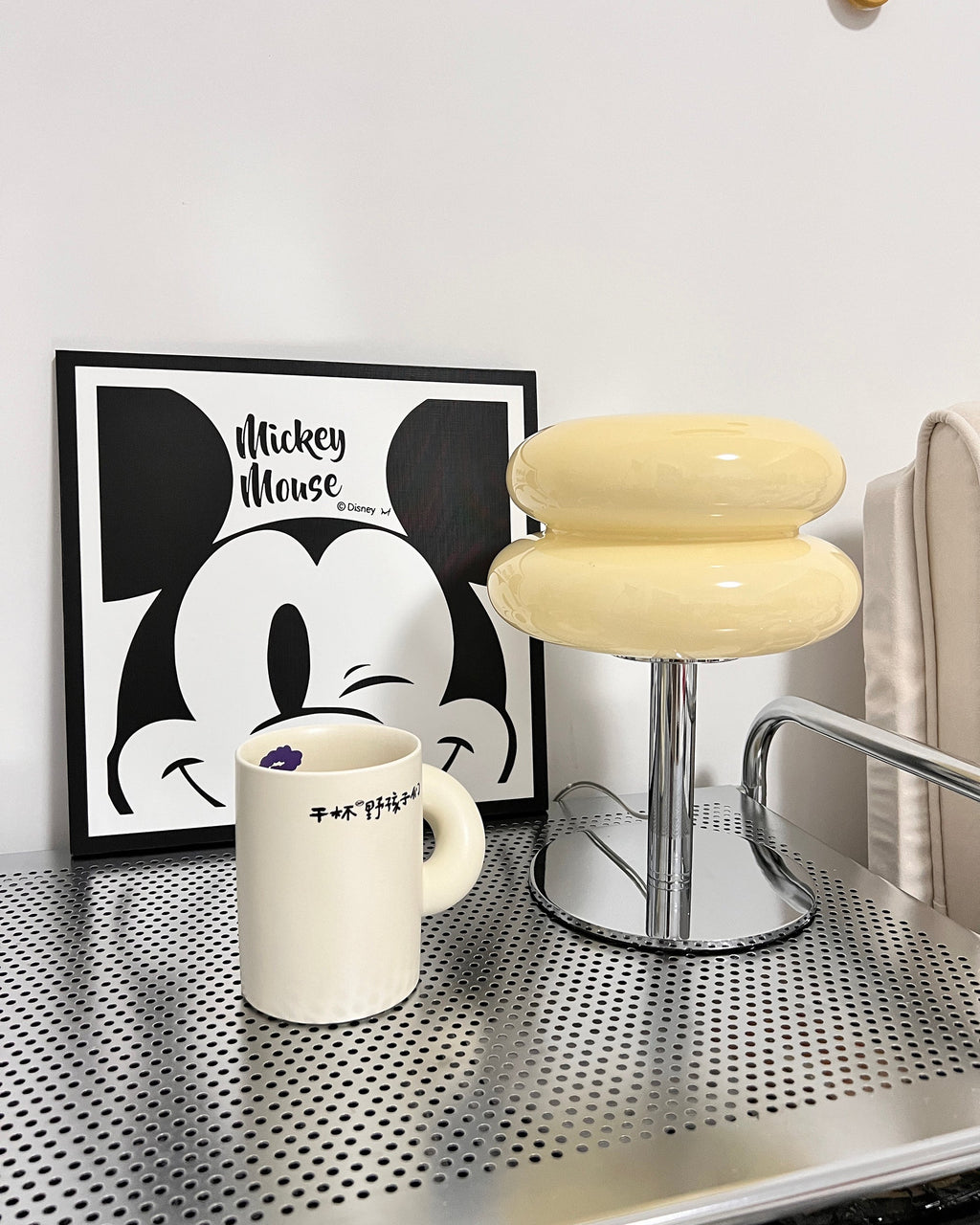 Lámpara de mesa de vidrio Macaron - Image 35