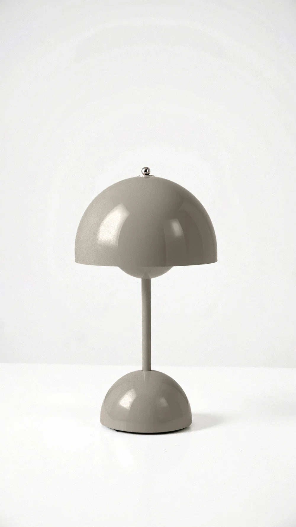 Lámpara de Mesa Semiesférica Verde | Pantalla Curva Base Circular Para Iluminación Interior-Lamp-SeemSeem