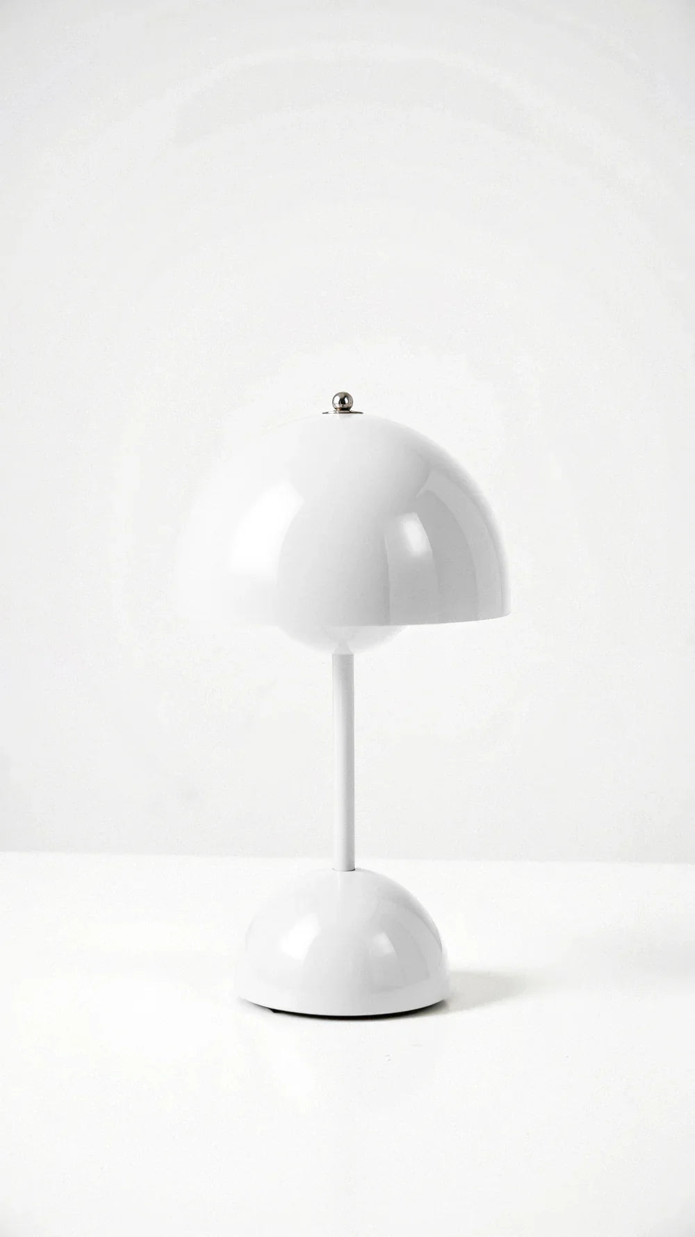 Lámpara de Mesa Semiesférica Verde | Pantalla Curva Base Circular Para Iluminación Interior-Lamp-SeemSeem