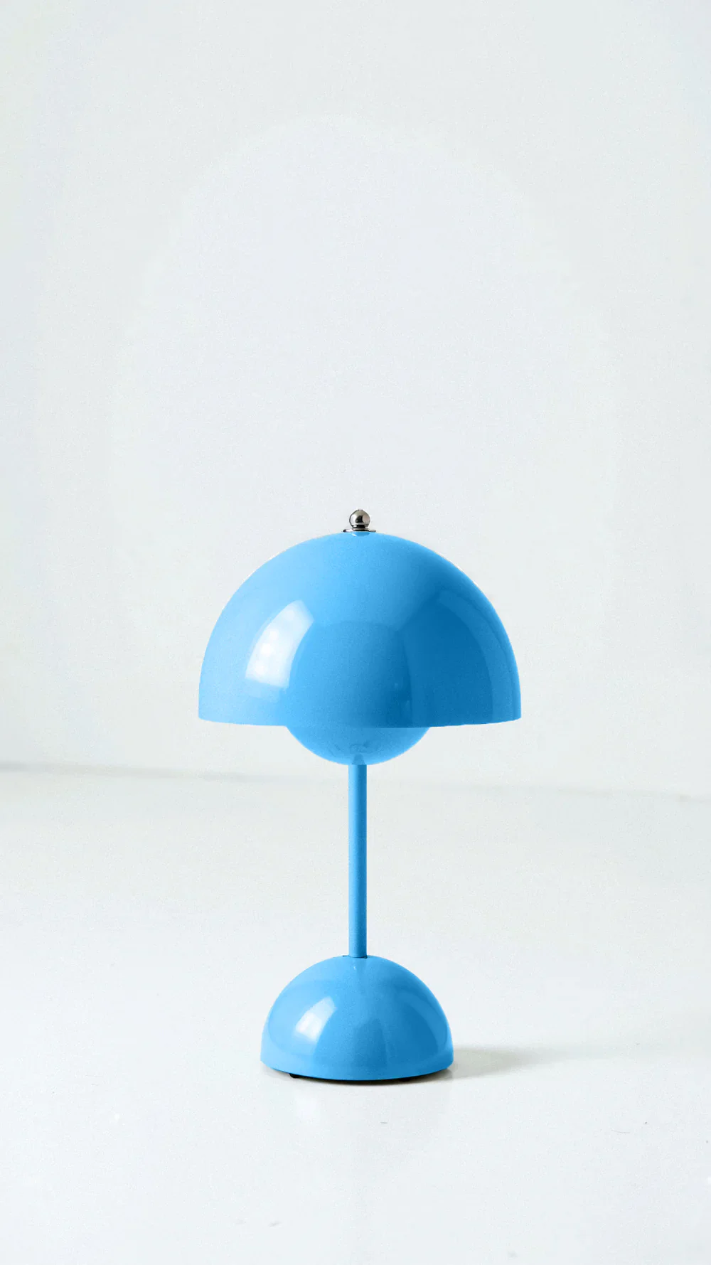 Lámpara de Mesa Semiesférica Verde | Pantalla Curva Base Circular Para Iluminación Interior-Lamp-SeemSeem