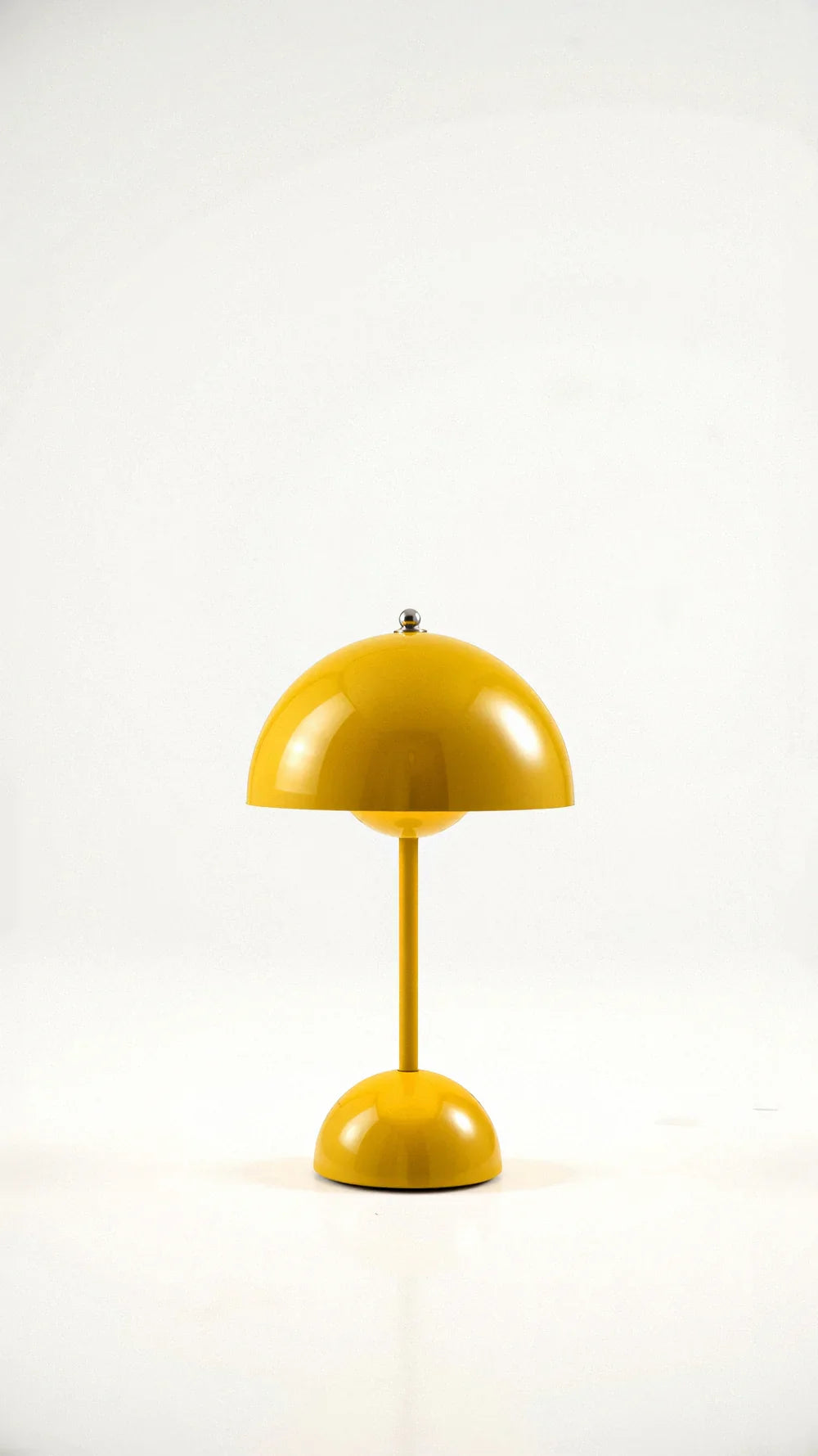 Lámpara de Mesa Semiesférica Verde | Pantalla Curva Base Circular Para Iluminación Interior-Lamp-SeemSeem