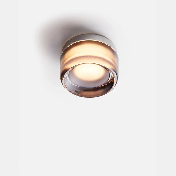 Circular Amber Wall Light | Round Shape Integrated Lighting Indoor Use-Lamp-SeemSeem
