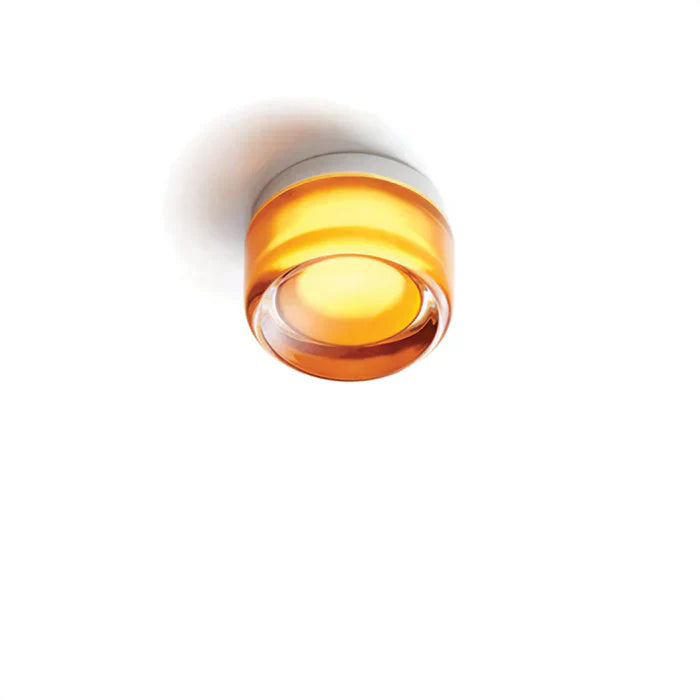 Circular Amber Wall Light | Round Shape Integrated Lighting Indoor Use-Lamp-SeemSeem