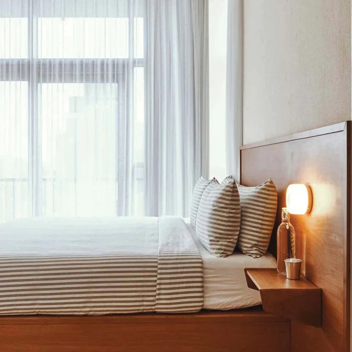 Circular Amber Wall Light | Round Shape Integrated Lighting Indoor Use-Lamp-SeemSeem