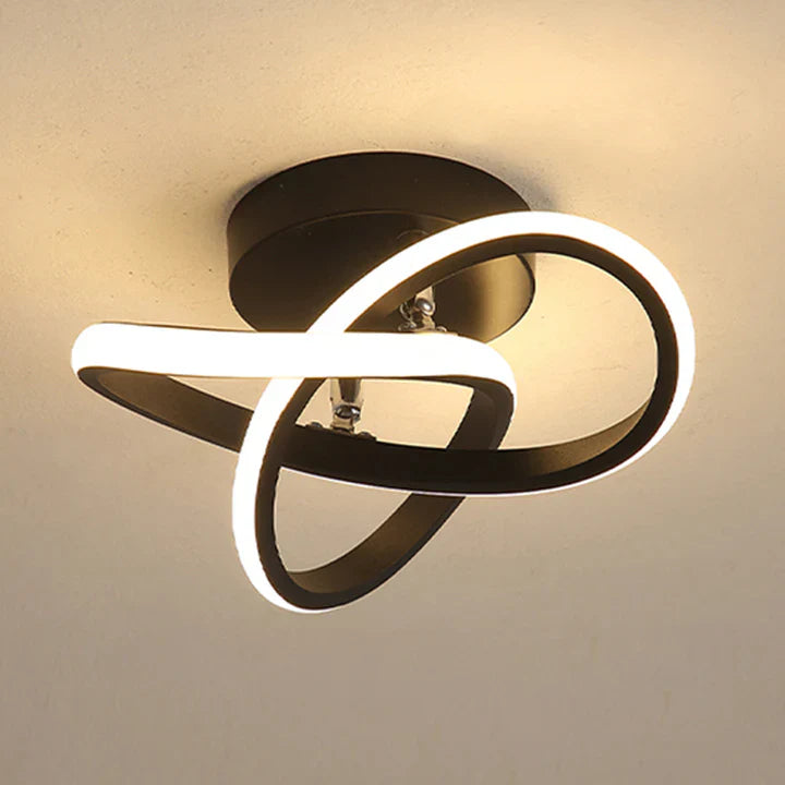 Lámpara de Techo LED Entrelazada | Aros Curvos Para Iluminación Interior-Lamp-SeemSeem
