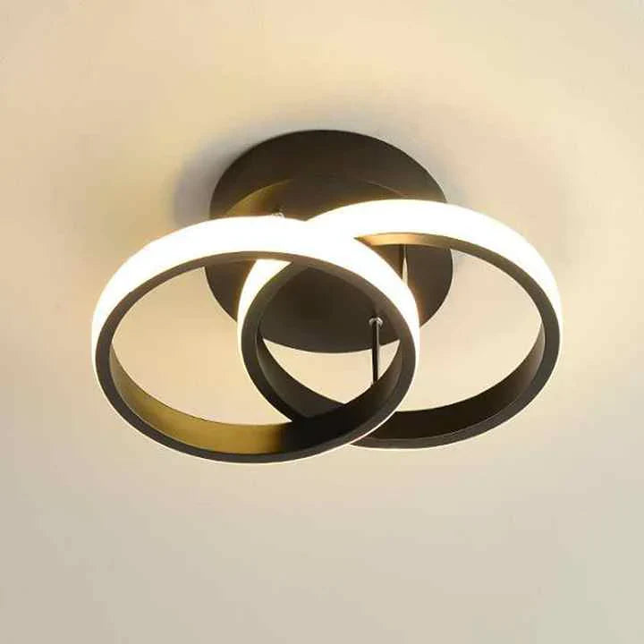 Lámpara de Techo LED Entrelazada | Aros Curvos Para Iluminación Interior-Lamp-SeemSeem
