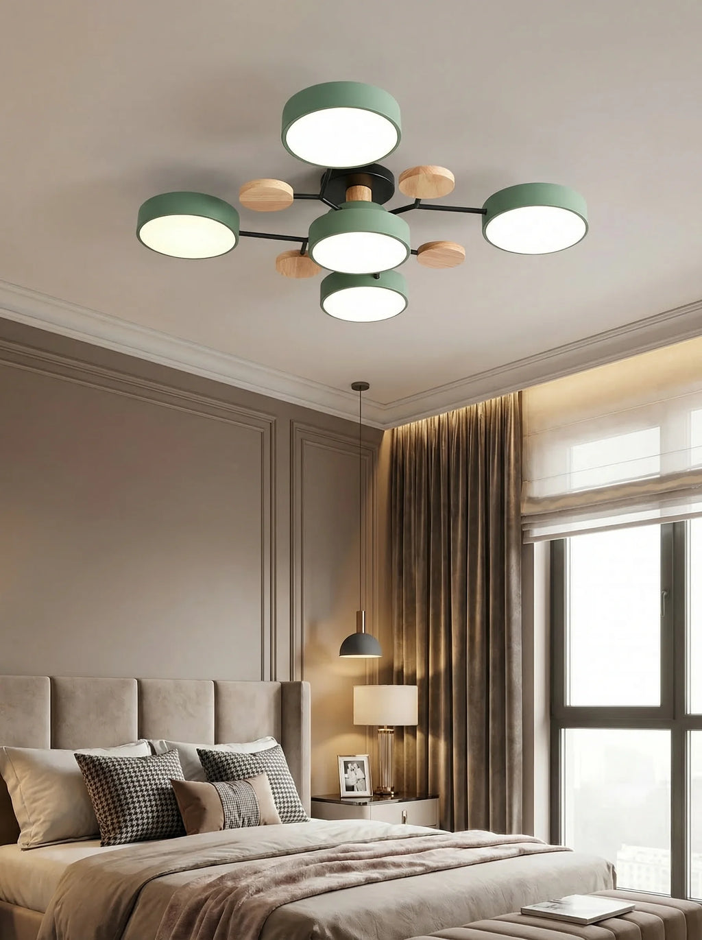 Moderne LED-Deckenleuchte für das Wohnzimmer | Moderne runde Deckenplafond-Leuchte – SeemSeem