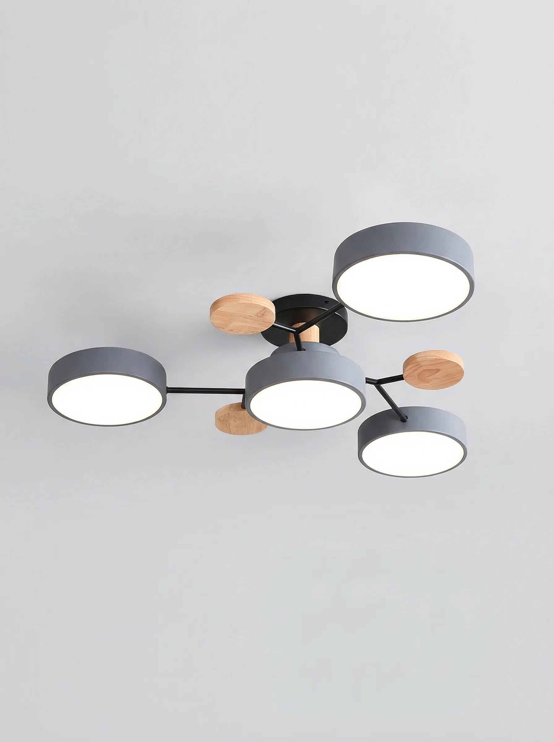 Moderne LED-Deckenleuchte für das Wohnzimmer | Runder moderner Deckenplafon - SeemSeem