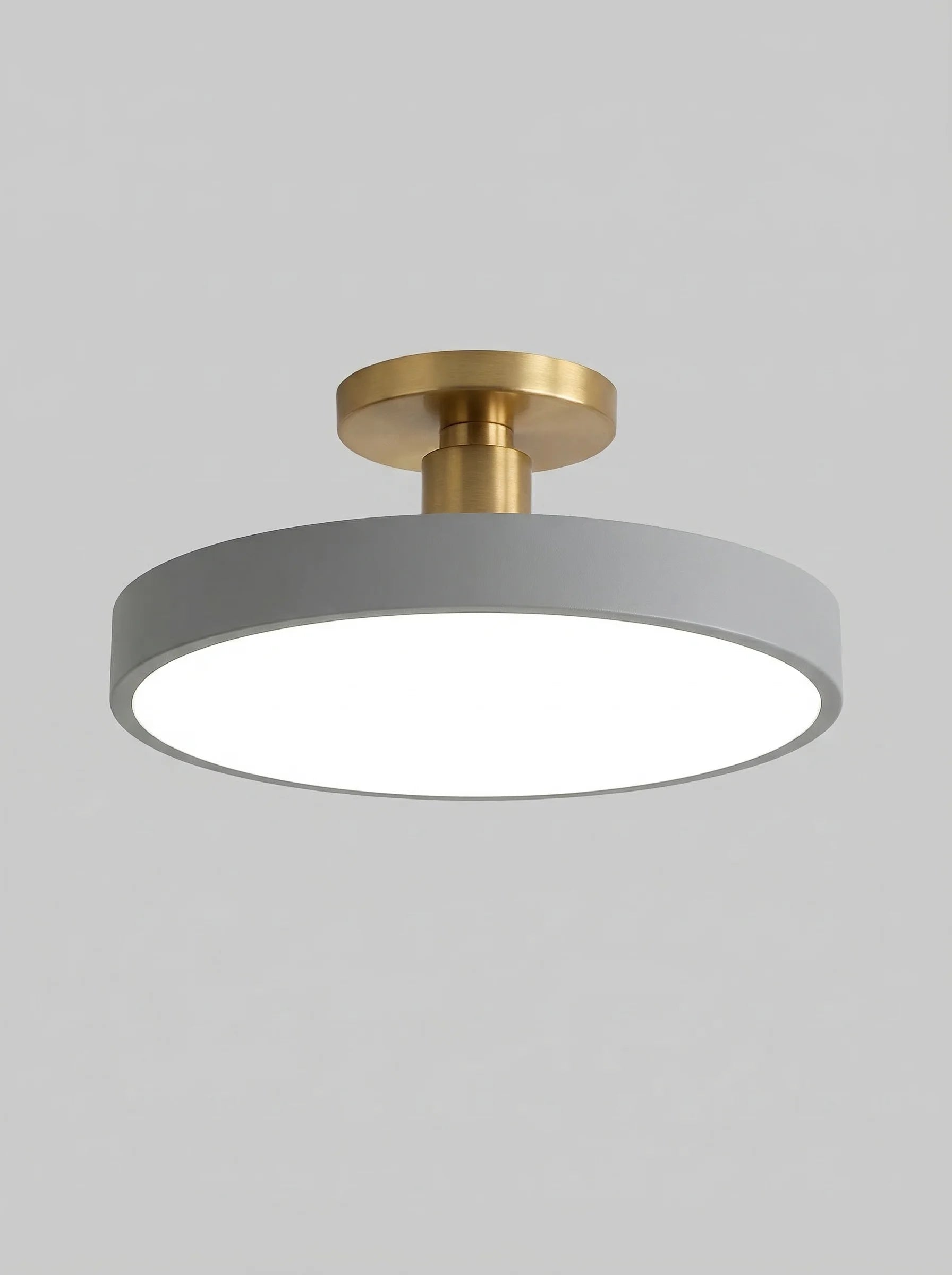 Moderne runde LED Deckenleuchte | Deckenfluter für Schlafzimmer, Wohnzimmer und Küche – Innenbeleuchtung | SeemSeem