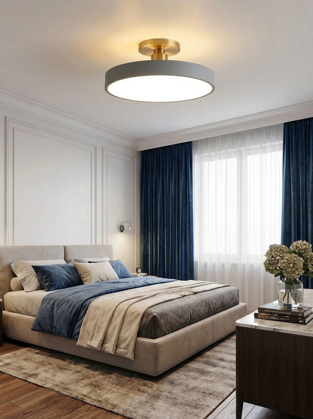 Moderne runde LED-Deckenleuchte | Deckenplafond für Schlafzimmer, Wohnzimmer und Küche – Innenbeleuchtung - Ceiling Light-SeemSeem