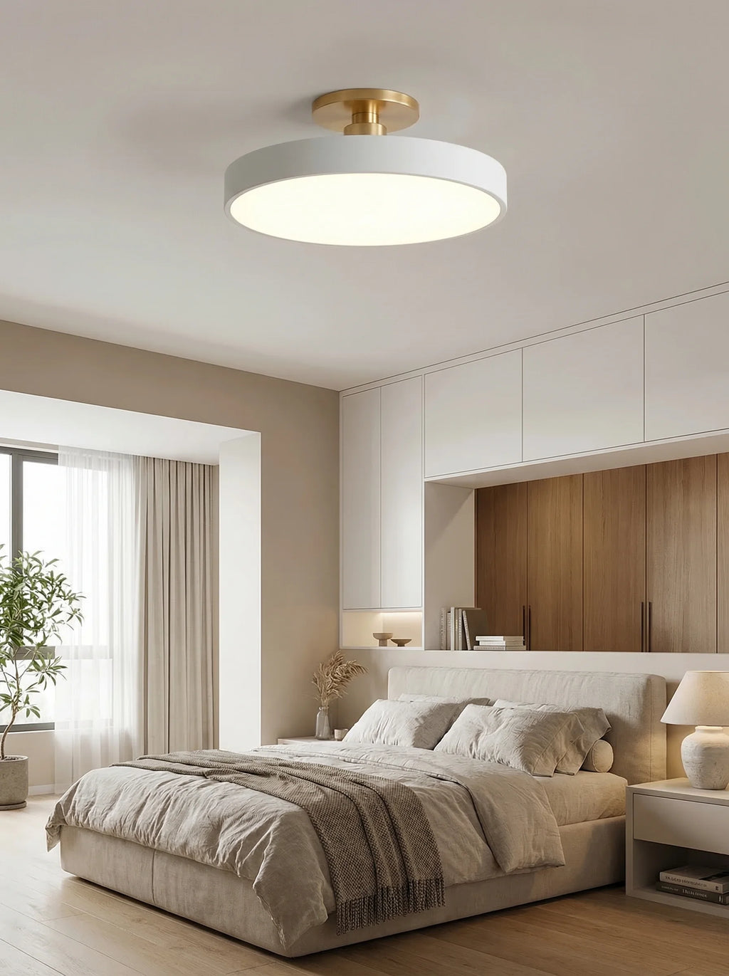 Runde moderne LED Deckenleuchte | Plafon für Schlafzimmer, Wohnzimmer und Küche – Innenbeleuchtung - SeemSeem