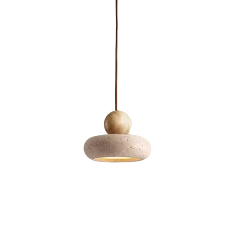 Lámpara Colgante De Piedra | Diseño Minimalista Suspendido-Lamp-SeemSeem