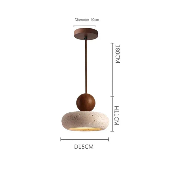 Lámpara Colgante De Piedra | Diseño Minimalista Suspendido-Lamp-SeemSeem
