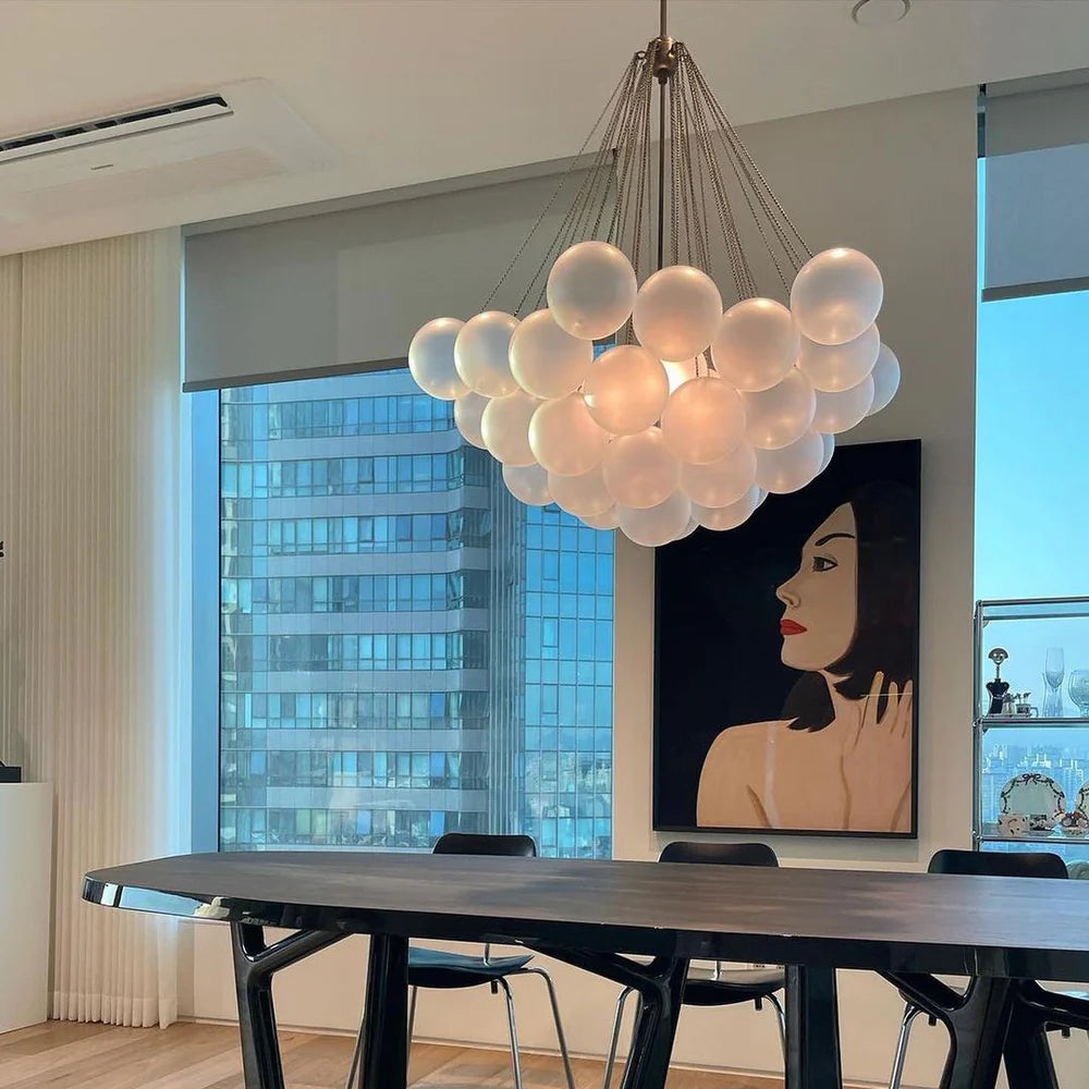 Lámpara Colgante Nube | Diseño De Esferas Suspendidas
