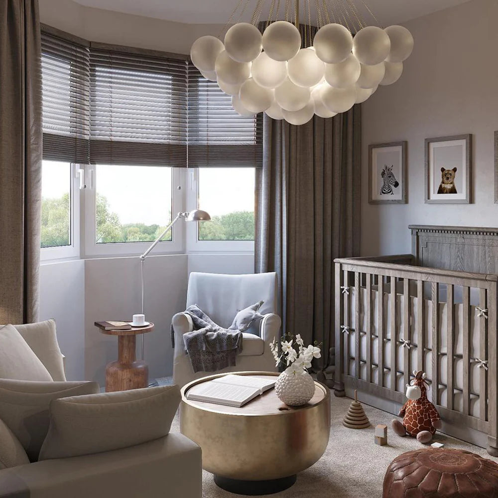 Lámpara Colgante Nube | Diseño De Esferas Suspendidas