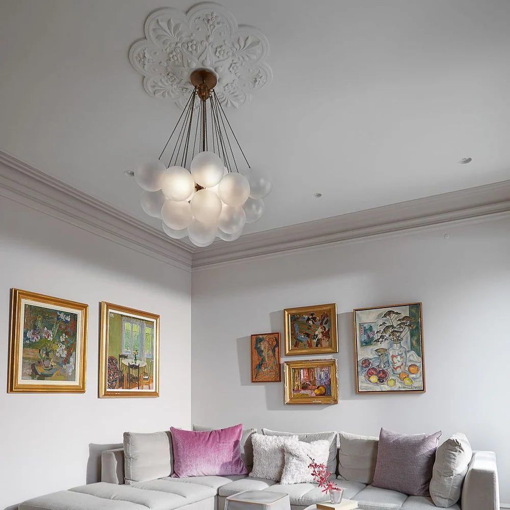 Lámpara Colgante Nube | Diseño De Esferas Suspendidas
