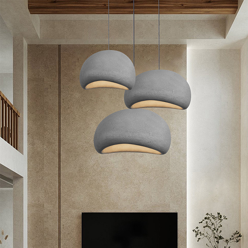 Lámpara Colgante Orgánica | Pantalla Escultural Suspendida-Lamp-SeemSeem