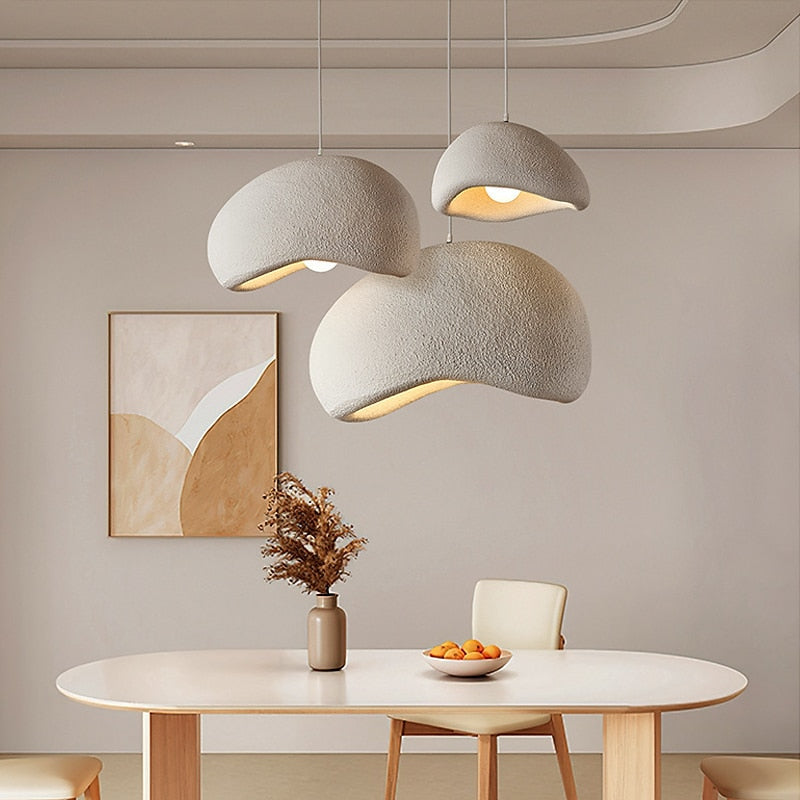 Lámpara Colgante Orgánica | Pantalla Escultural Suspendida-Lamp-SeemSeem