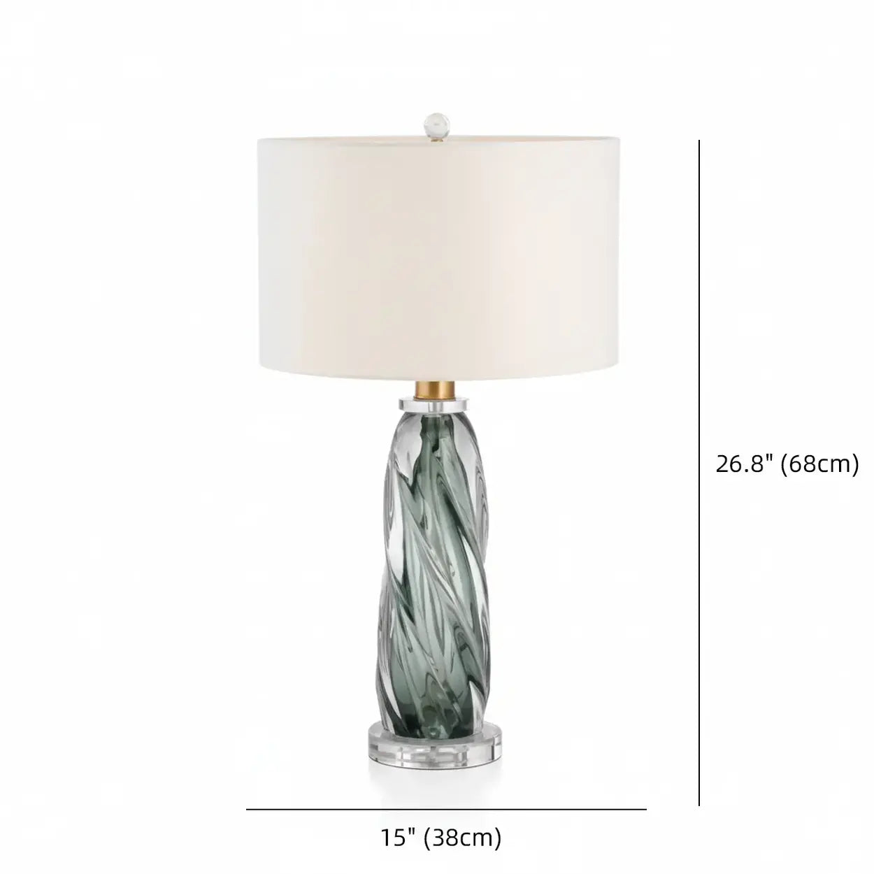 Lámpara De Mesa | Base Esculpida Decorativa-Lamp-SeemSeem