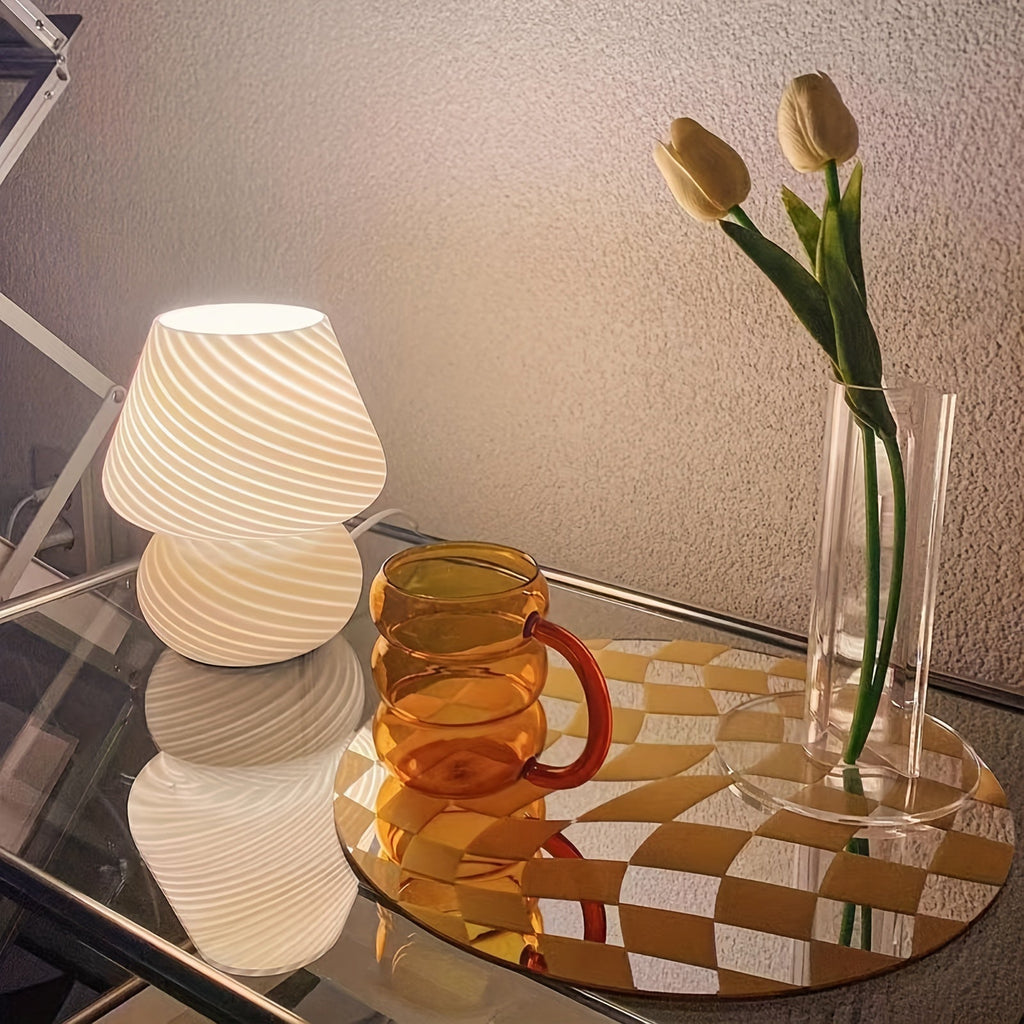 Lámpara De Mesa Espiral | Pantalla Decorativa LED-Lamp-SeemSeem