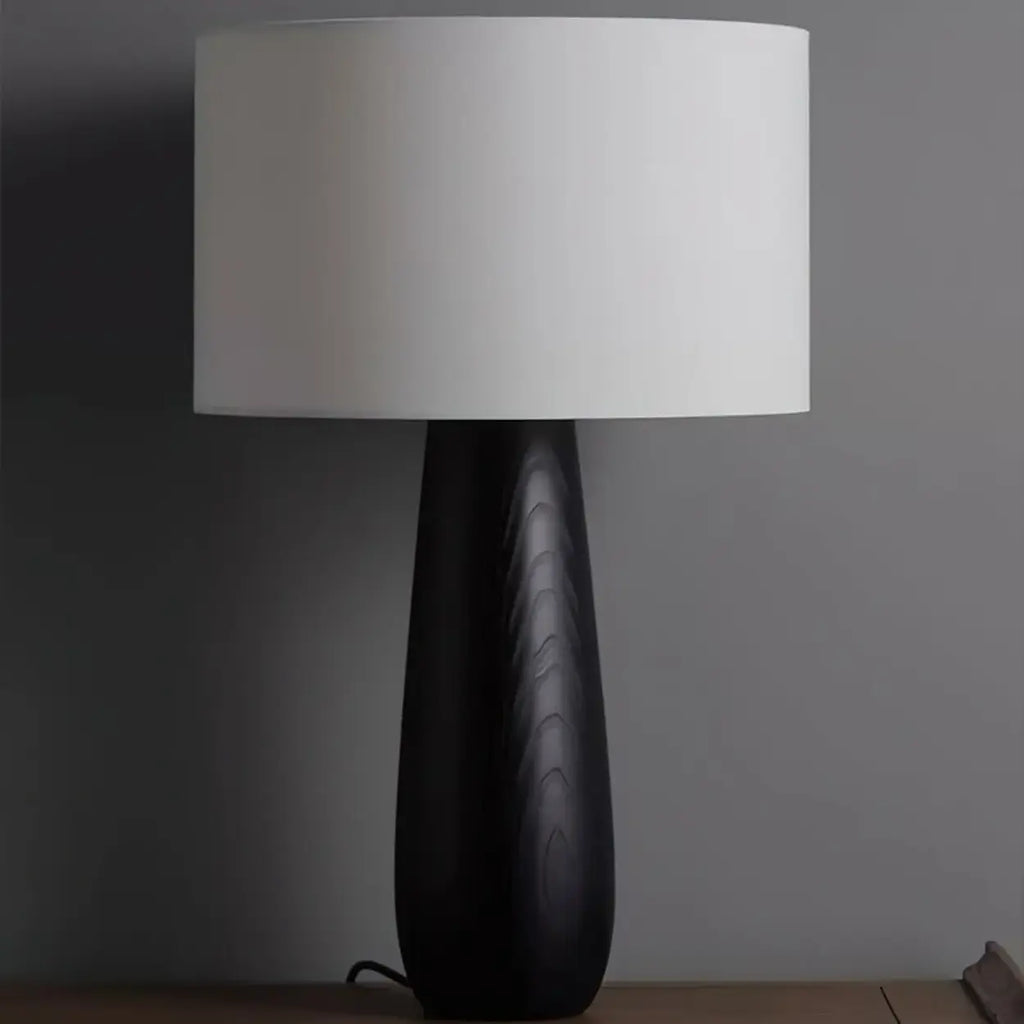 Lámpara De Mesa Moderna | Base Esculpida Minimalista-Lamp-SeemSeem