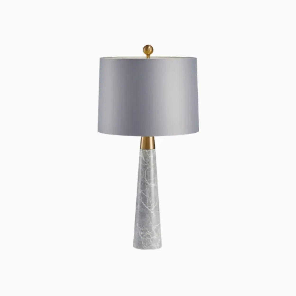 Lámpara De Mesa Moderna | Base Tipo Mármol-Lamp-SeemSeem