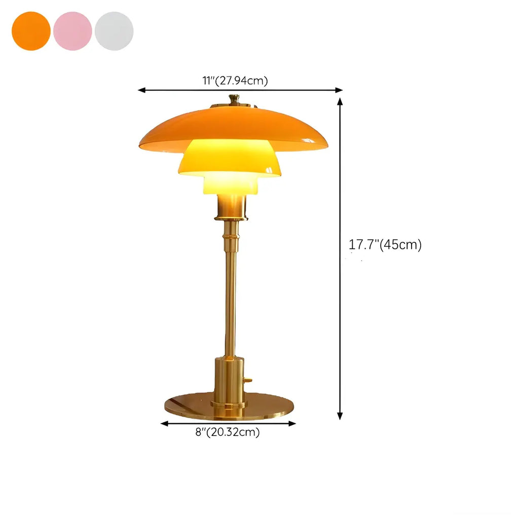 Lámpara De Mesa Multicapa | Pantalla Minimalista Moderna-Lamp-SeemSeem