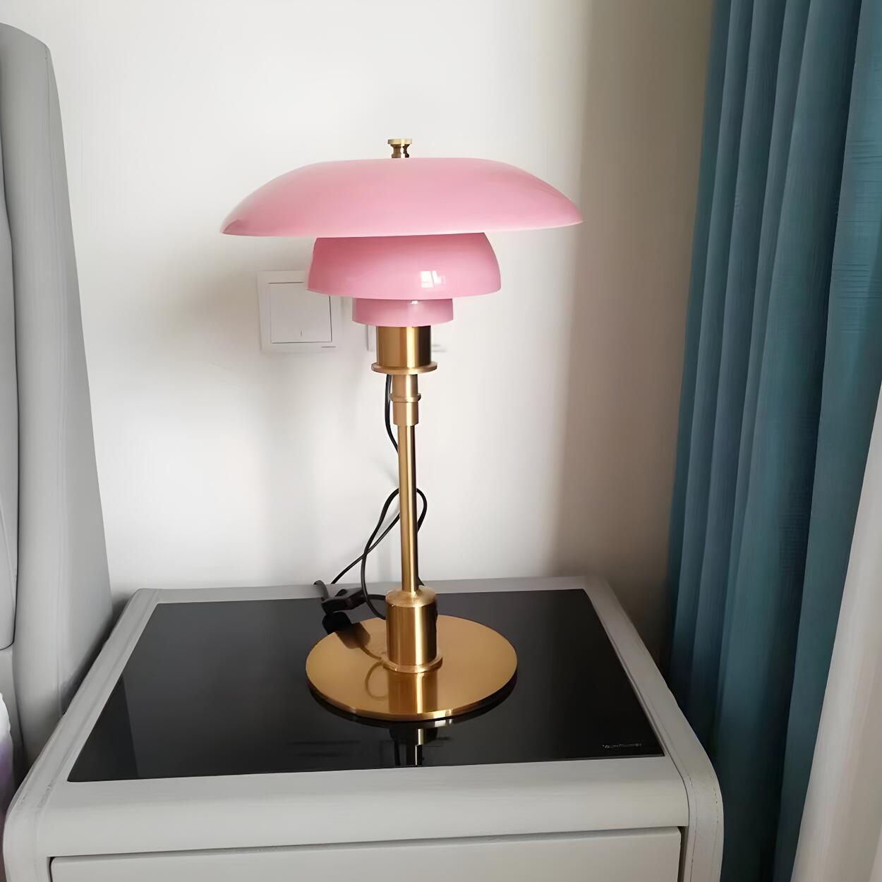 Lámpara De Mesa Multicapa | Pantalla Minimalista Moderna-Lamp-SeemSeem