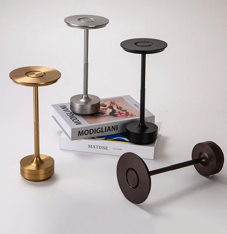 Lámpara De Mesa Recargable Minimalista | Iluminación Portátil Decorativa-Lamp-SeemSeem
