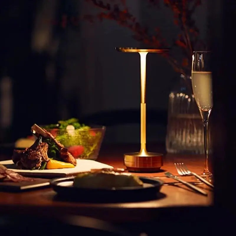 Lámpara De Mesa Recargable Minimalista | Iluminación Portátil Decorativa-Lamp-SeemSeem