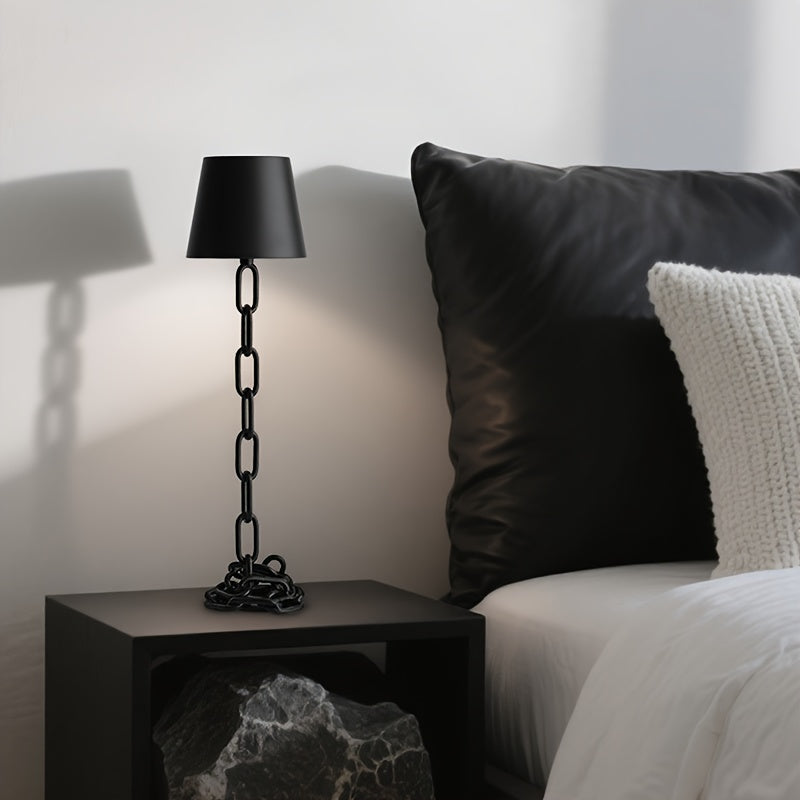 Lámpara De Mesa Vintage | Base De Cadena Decorativa-Lamp-SeemSeem