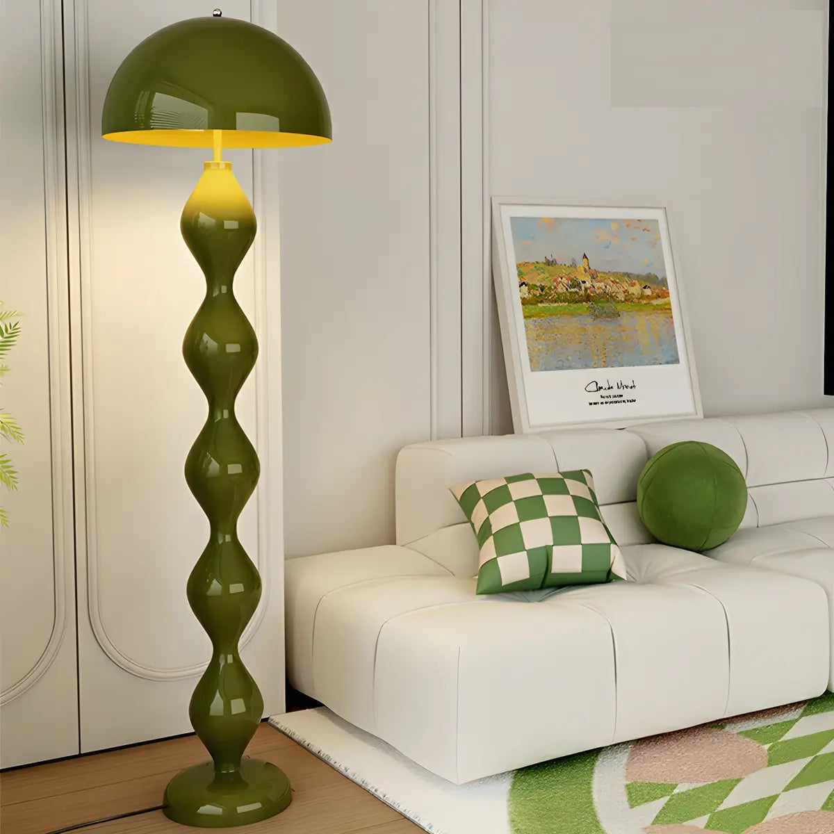 Lámpara De Pie Minimalista | Diseño Escultural Moderno-Lamp-SeemSeem