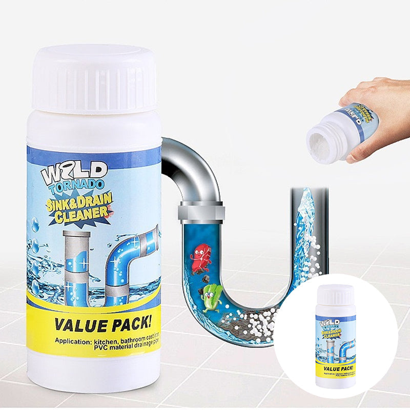 Limpiador De Desagües En Polvo | Fórmula Granulada Para Tuberías-Cleaner-SeemSeem