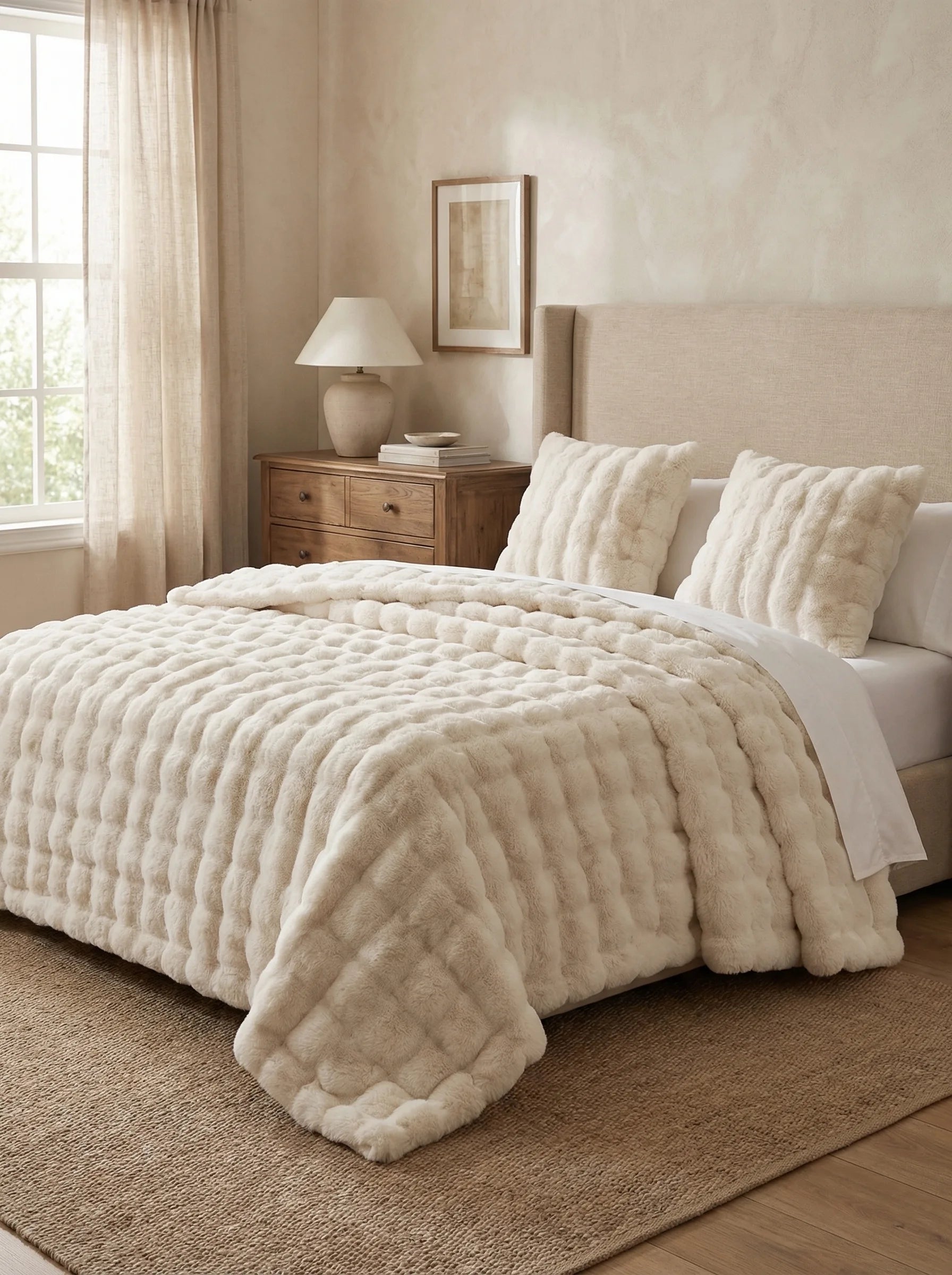 Warme Fleece-Decke für Sofa | Sanfte und gemütliche Decke für Bett-Blanket-SeemSeem