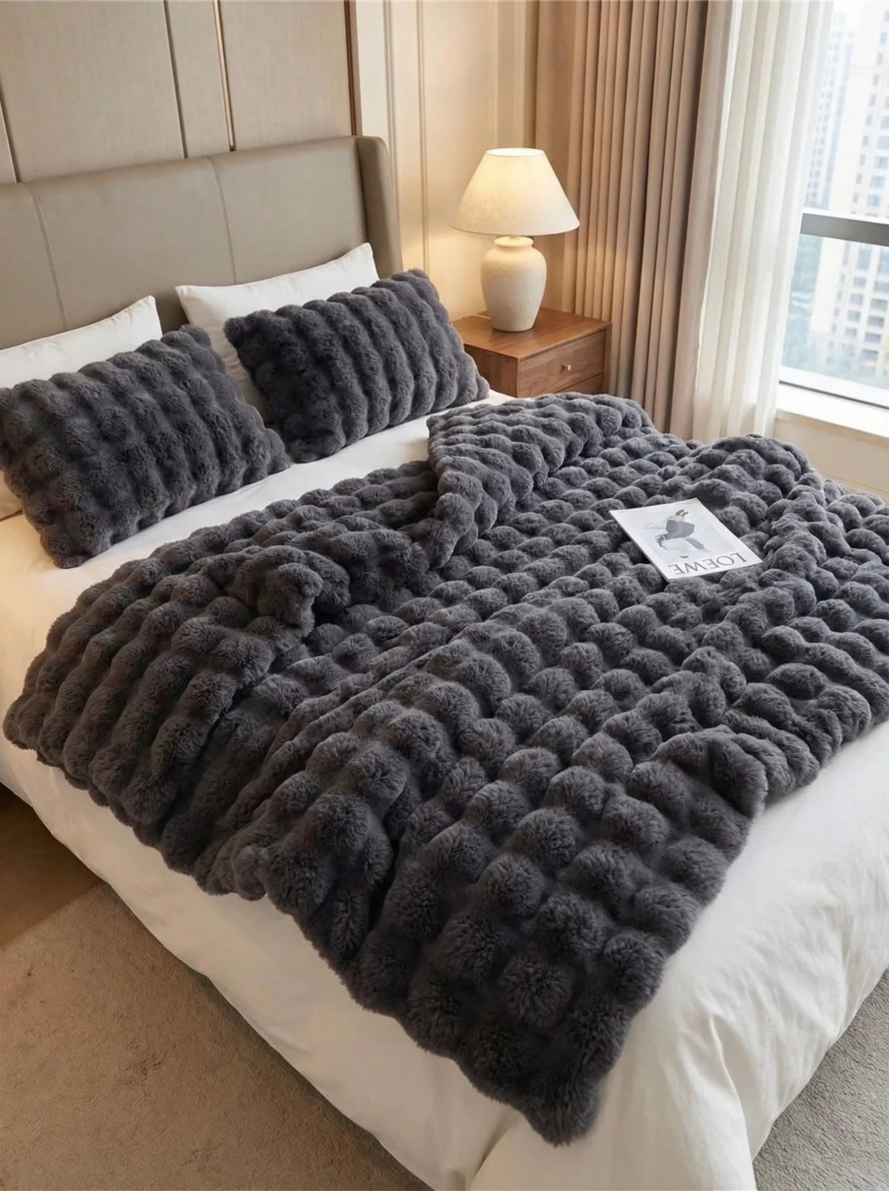 Warme Frottee-Decke für das Sofa | Sanfte und gemütliche Decke für das Bett-Blanket-SeemSeem