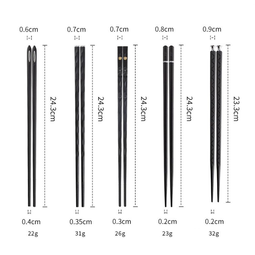 Brehn | DineLux – Juego de palillos de lujo con diseños refinados (5 pares) - Image 7