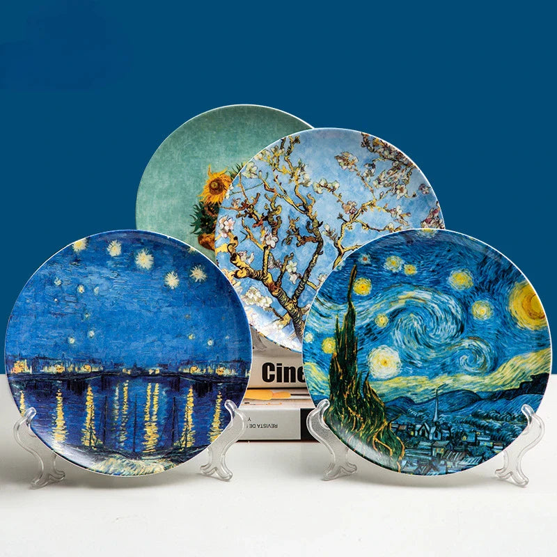 Dekorative Teller Van Gogh – 06 Modelle