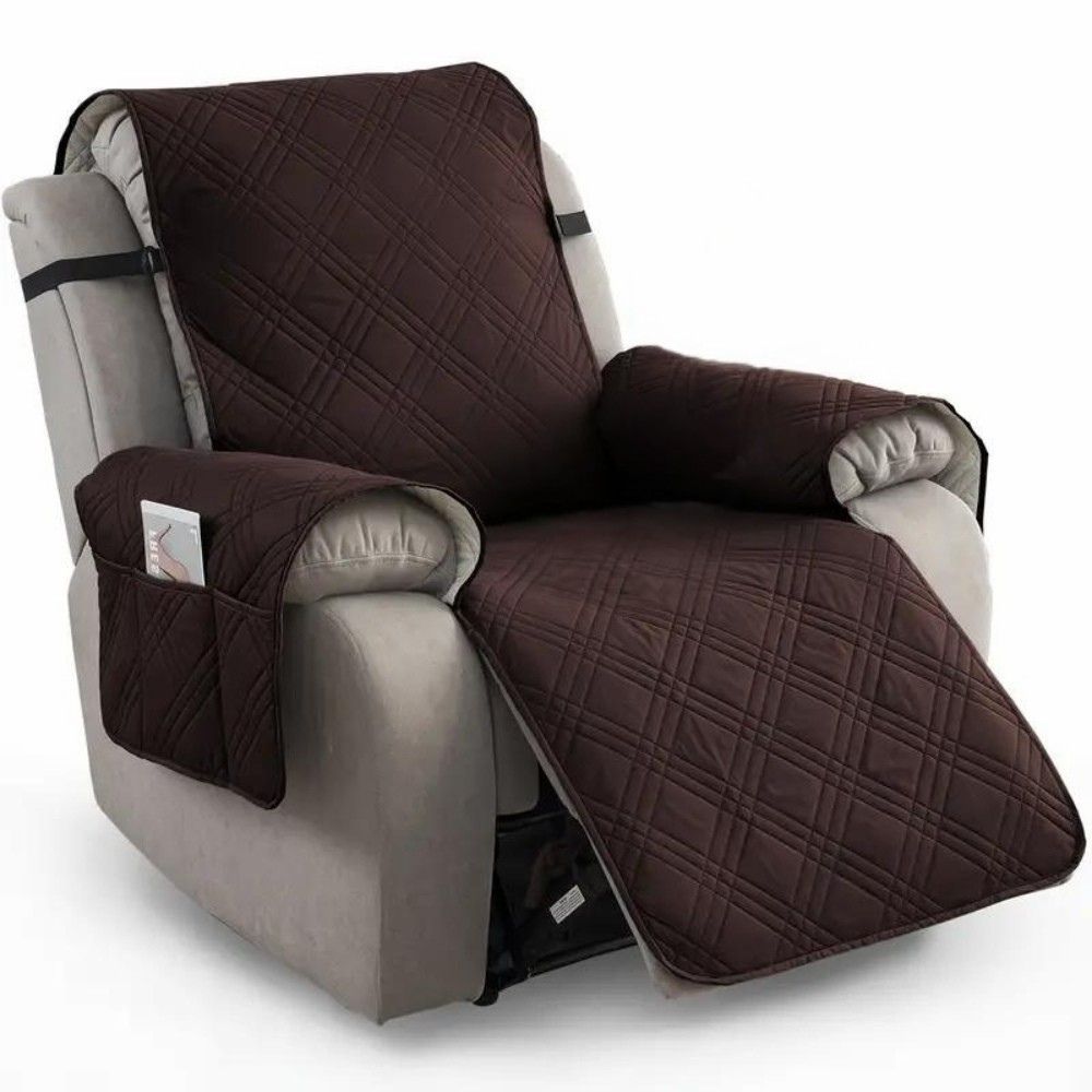 Protector Acolchado para Sillón Reclinable | Cubierta con Bolsillo Lateral para Sofá-covers-SeemSeem