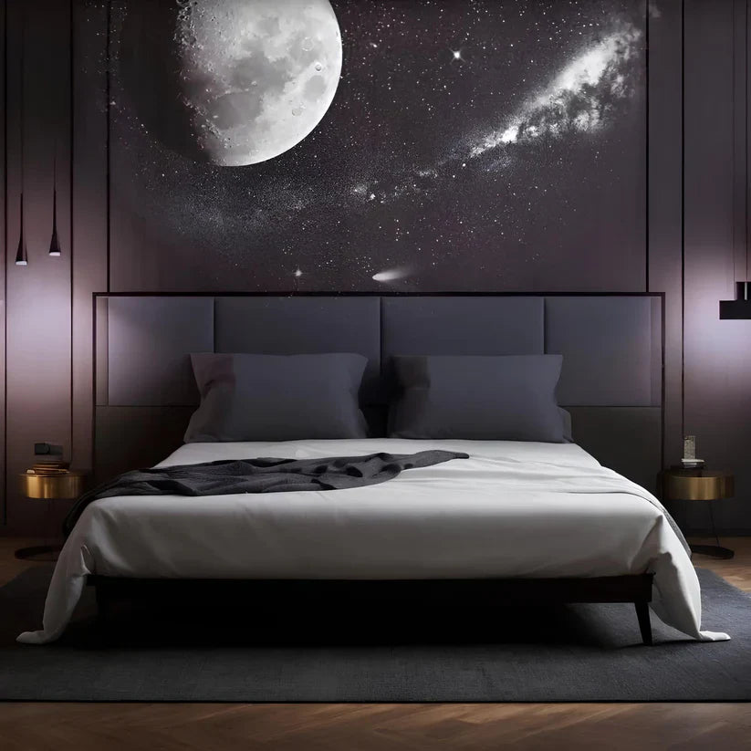 Astronomischer Galaxie-Sternenprojektor | Austauschbare Scheiben, verstellbare Basis, Innenverwendung-projectors-SeemSeem
