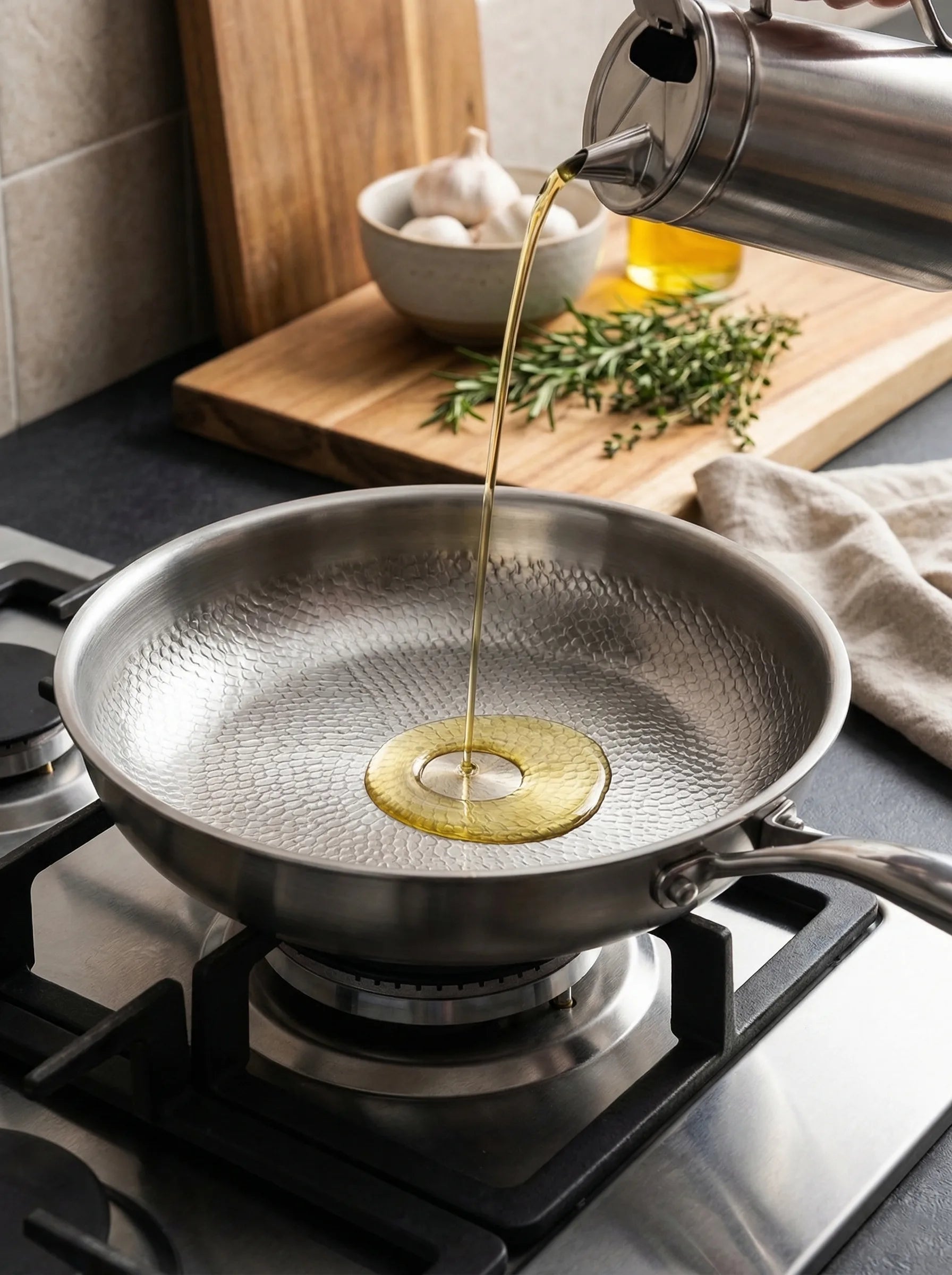 Induktions-Edelstahlpfanne | Antihaft-Bratpfanne - SeemSeem