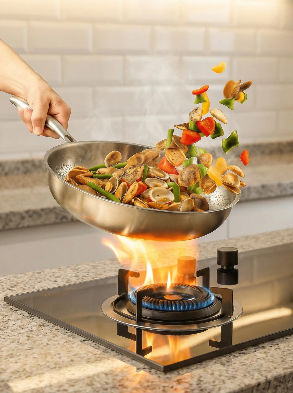 Titan-Pfanne für Induktionskochfelder | Robuste Bratpfanne zum Kochen - SeemSeem