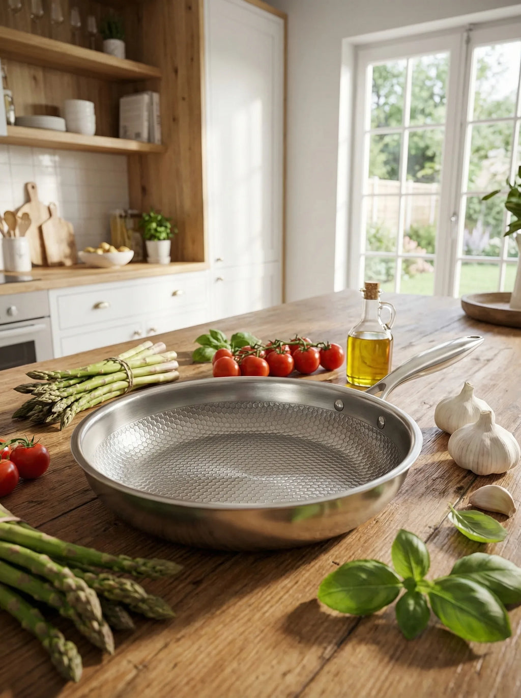 Titan-Bratpfanne für Induktion | Robuste Kochpfanne – Bratpfanne – SeemSeem