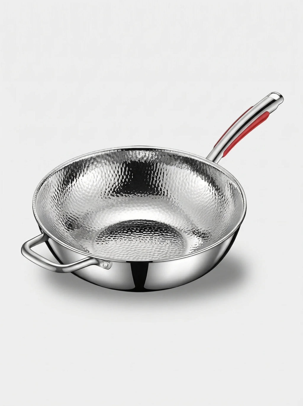 Induktions-Wokpfanne | Edelstahl-Wok zum Kochen und Braten - SeemSeem