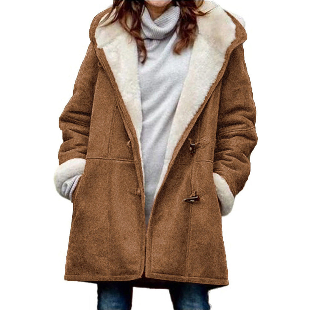 Abrigo Con Capucha Para Mujer | Forro Polar · SeemSeem