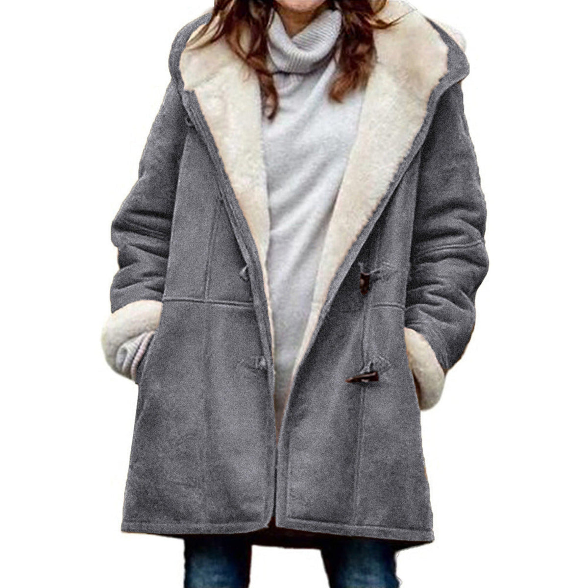 Abrigo Con Capucha Para Mujer | Forro Polar · SeemSeem