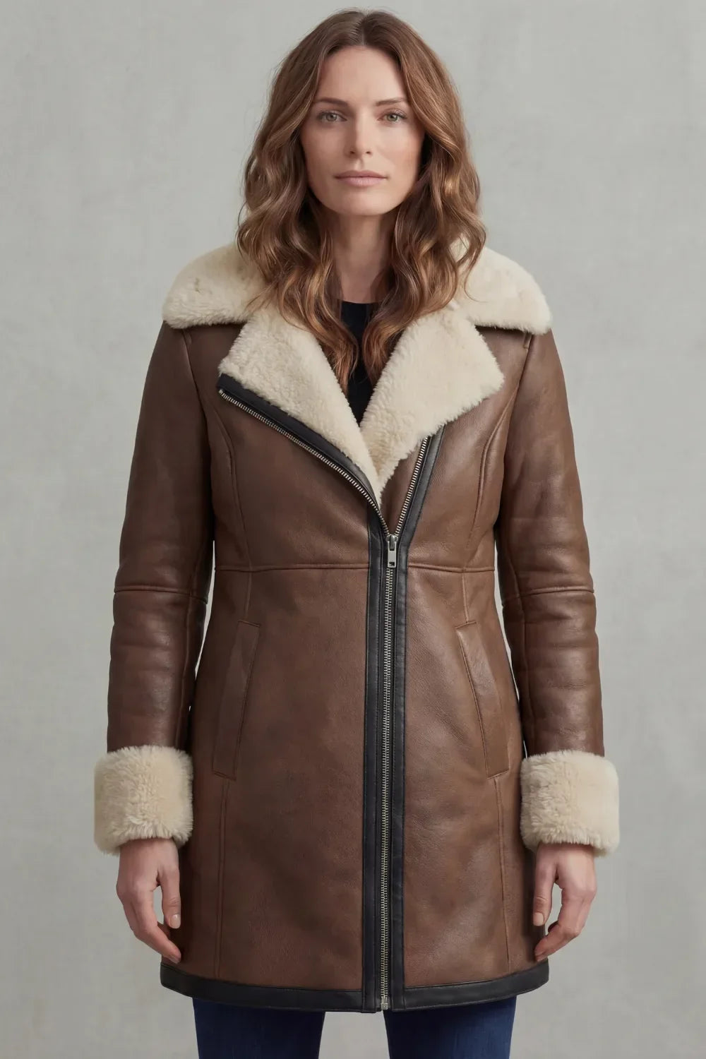 Abrigo De Piel Para Mujer | Forro Shearling · SeemSeem