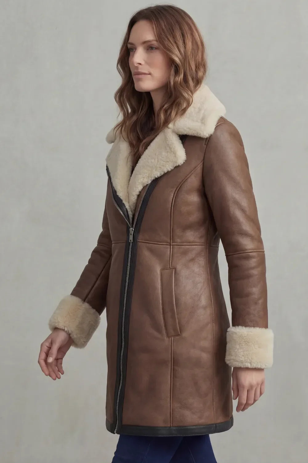 Abrigo De Piel Para Mujer | Forro Shearling · SeemSeem
