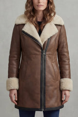 Abrigo De Piel Para Mujer | Forro Shearling