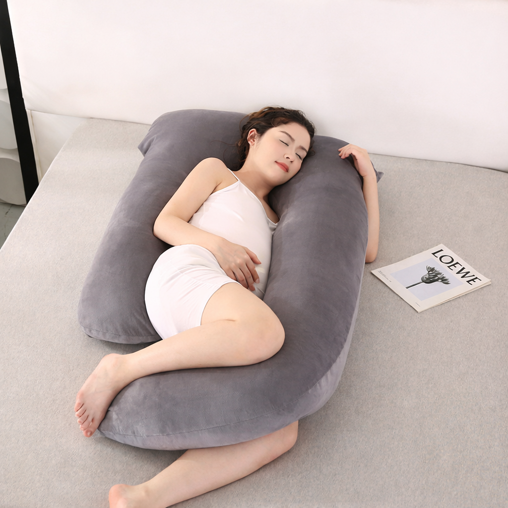 Almohada De Embarazo En Forma De U | Cuerpo Completo · SeemSeem