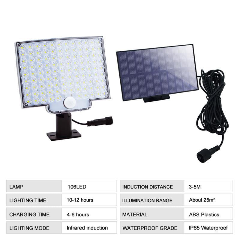 Aplique Solar Exterior | Sensor De Movimiento · SeemSeem